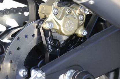 R Caliper Support Black for Brembo 2P (Crab) YZF-R25/MT-25 Black Anodized Finish 1 pc.