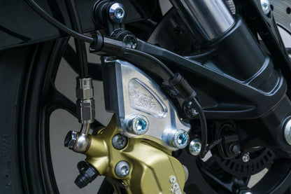 Fキャリパーサポート ブレンボ4P/40mm YZF-R25 19-/YZF-R3 19- シルバー 1個