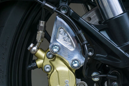 Fキャリパーサポート ブレンボ4P/40mm YZF-R25 19-/YZF-R3 19- シルバー 1個