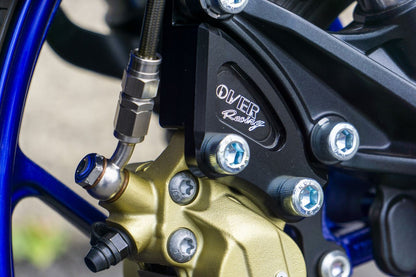 Fキャリパーサポート ブレンボ4P/40mm YZF-R25 19-/YZF-R3 19- ブラック 1個