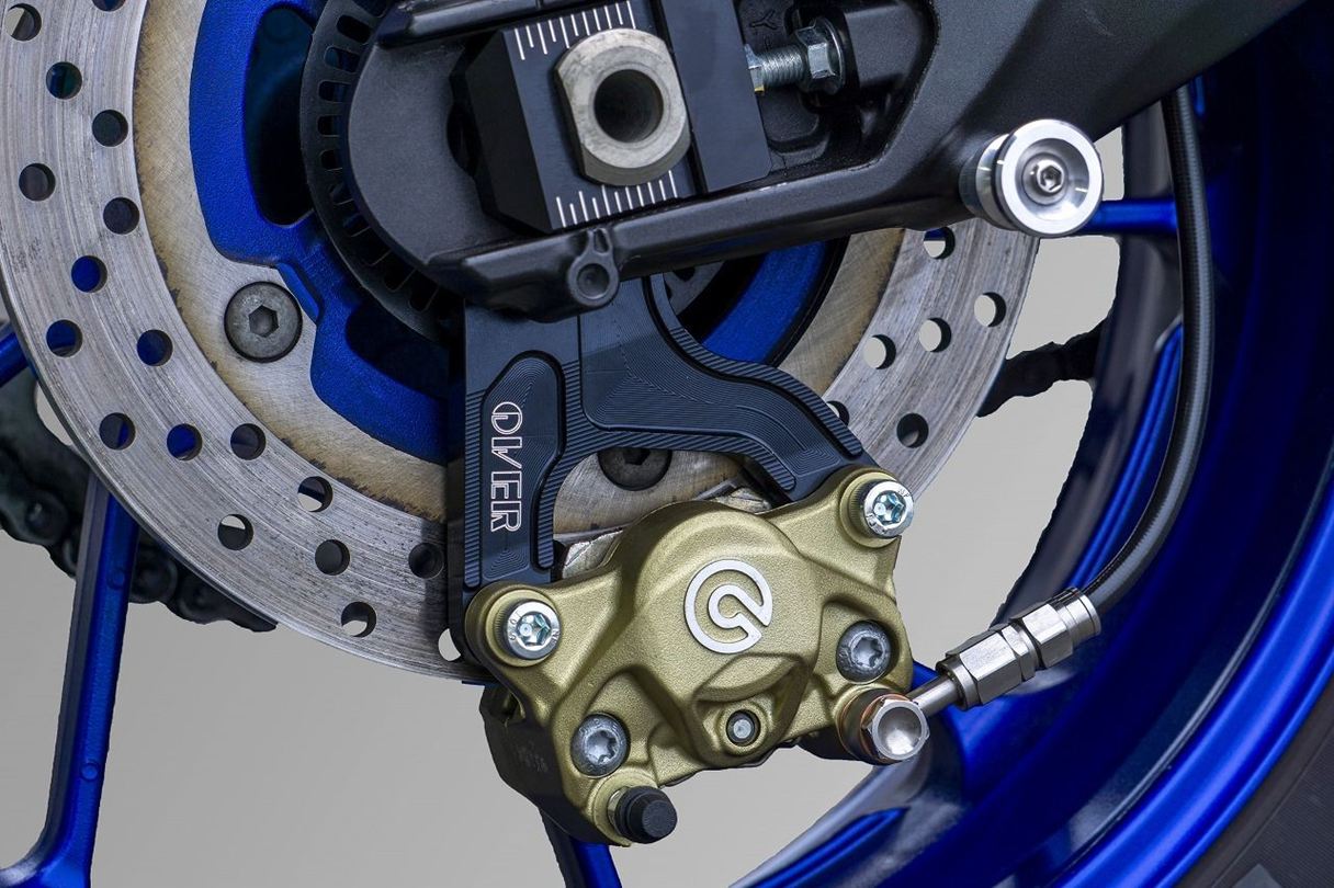 R Caliper Support BLK Brembo 2P MT-09 17-20 Black 1pc.