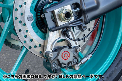 Rear caliper support, BLK, for Brembo 2P, lower side, MT-09 21-23, black, 1 pc.