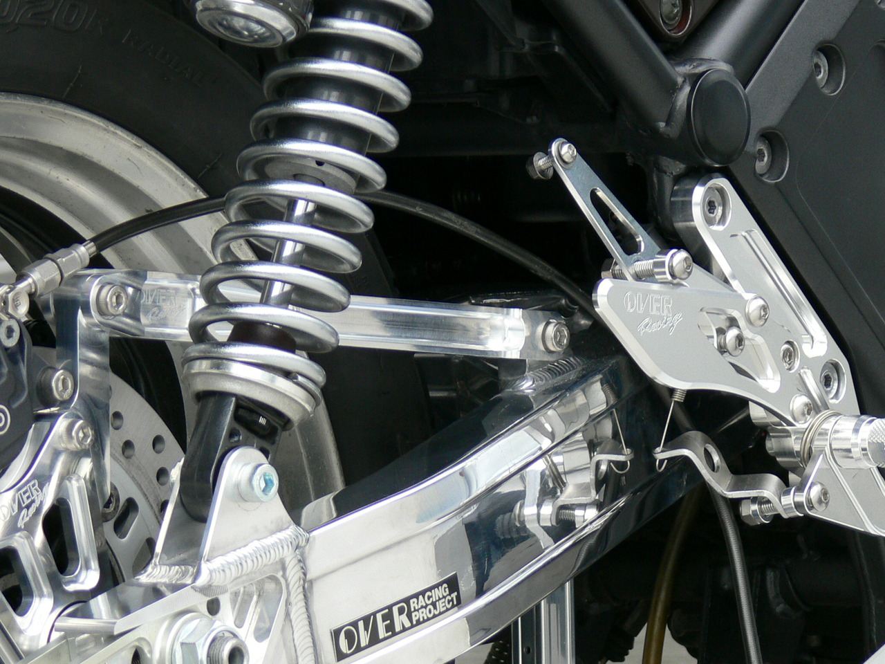 Torque Rod ZEPHYR1100 Silver Anodized Finish 1 pc.