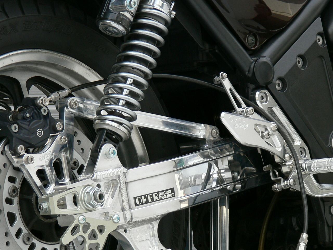 Torque Rod ZEPHYR1100 Silver Anodized Finish 1 pc.