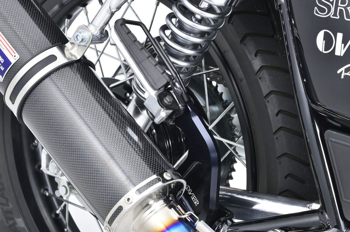 タンデム ステップ プレートキット SR400 FI ブラックアルマイト仕上げ 左右セット