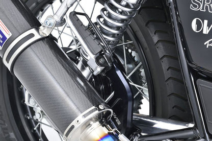 タンデム ステップ プレートキット SR400 FI ブラックアルマイト仕上げ 左右セット