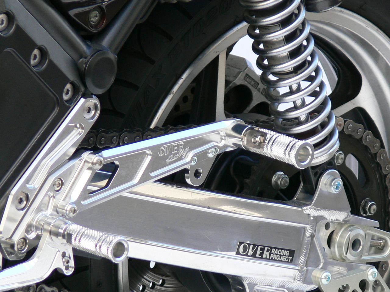 タンデムキット シルバー ZEPHYR1100 シルバーアルマイト仕上げ 1個