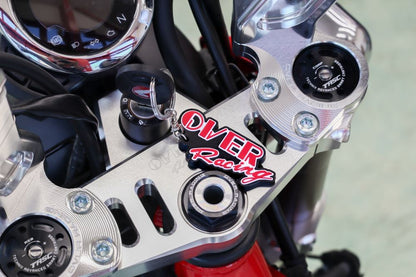 Rubber Keychain (OVER RACING Logo) x1