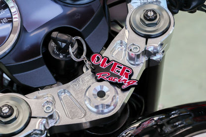 Rubber Keychain (OVER RACING Logo) x1