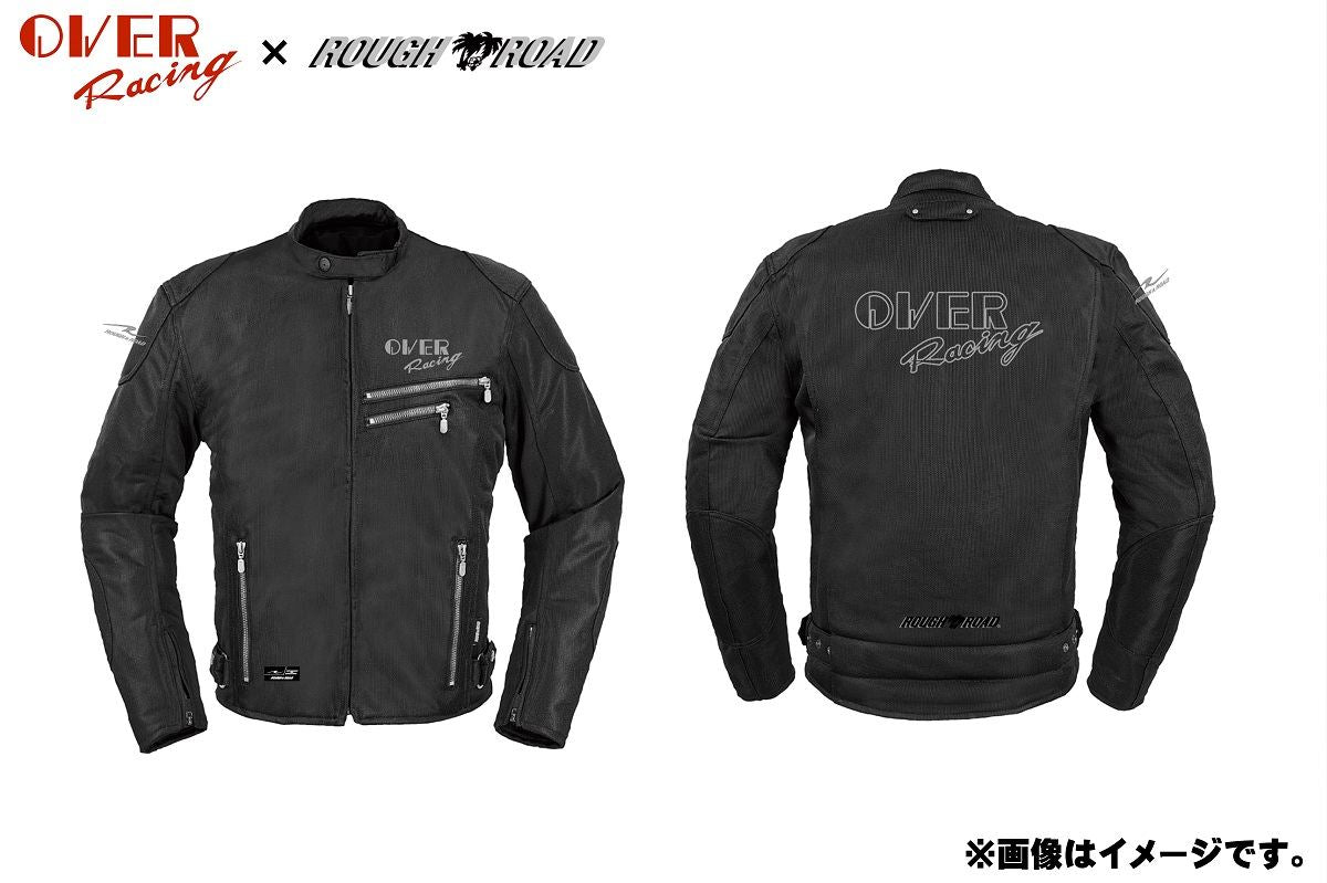 Riding ZIP Mesh Jacket EM M size OVERxRough&Road M 1 pc.