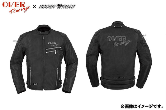 ライディングZIPメッシュジャケットEM Mサイズ OVERxラフアンドロード M 1個