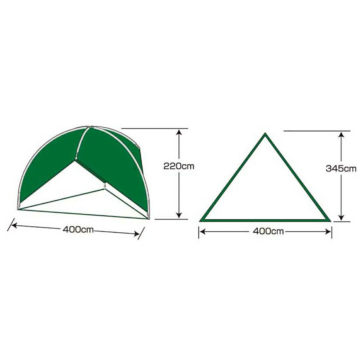 CS 3ポールシェルターUV 3～4人用