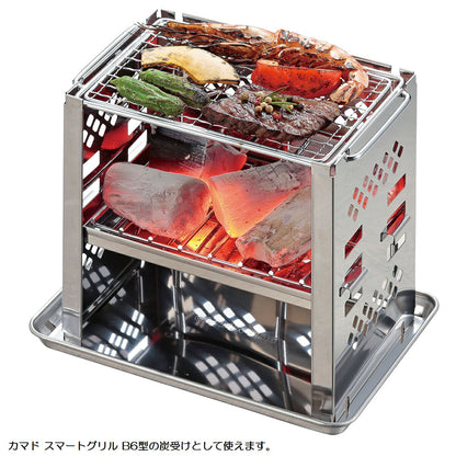 BBQ ステンレス 角型トレー 小