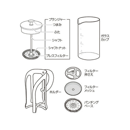 プレスサーバー 600ml