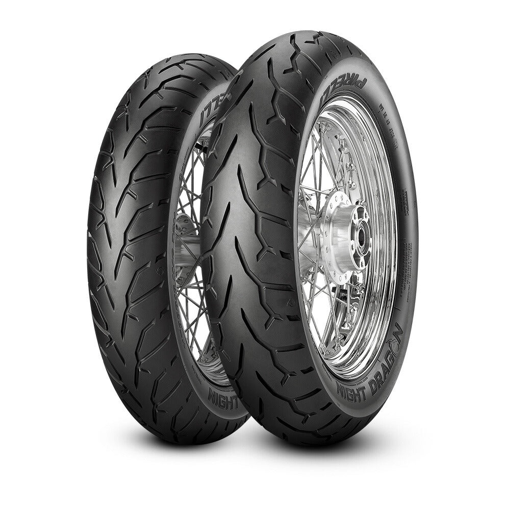 PIRELLI 2812100 NIGHT DRAGON 130/60 B 19 M/C 61H Front Belted Bias Tubeless