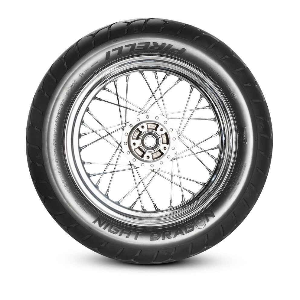 PIRELLI 2812100 NIGHT DRAGON 130/60 B 19 M/C 61H Front Belted Bias Tubeless