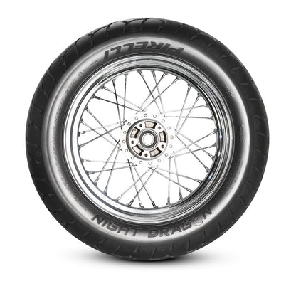 PIRELLI 2812100 NIGHT DRAGON 130/60 B 19 M/C 61H Front Belted Bias Tubeless