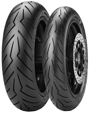 Pirelli 2903500 Diablo Rosso Scooter SC 100/90-12 M/C 64P REINF Front Bias Tubeless Type