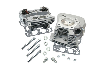 Super Stock 89cc Cylinder Head Kit, Big Twin (99-05) Silver for Dyna, Softail, Touring