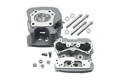 Super Stock Cylinder Heads Big Twin (99-05) Silver Harley