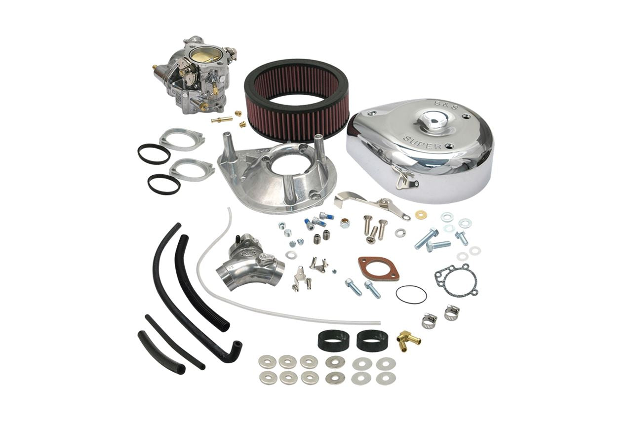 Super E Complete Carburetor Kit Big Twin (84-92) 1-7/8 inch (47.6mm) Dyna Softail Touring