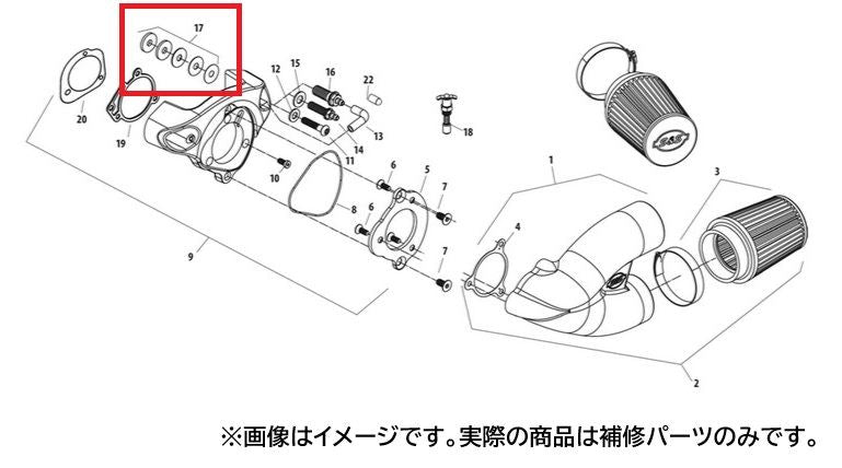 クラシックティアドロップ用シムキット 12個セット スポーツスター