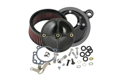 Stealth Air Cleaner Kit without Cover for Big Twin (93-99) Black Dyna Softail Touring