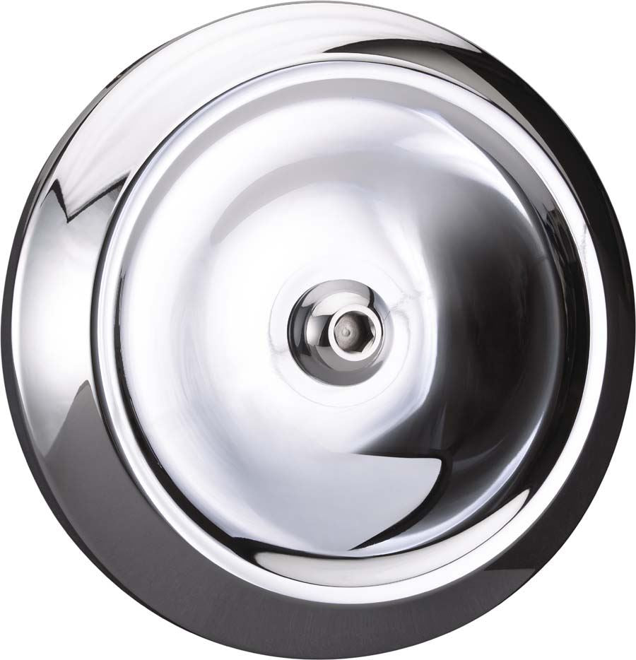 Stealth Air Cleaner Dished Bobber Cover Only Chrome