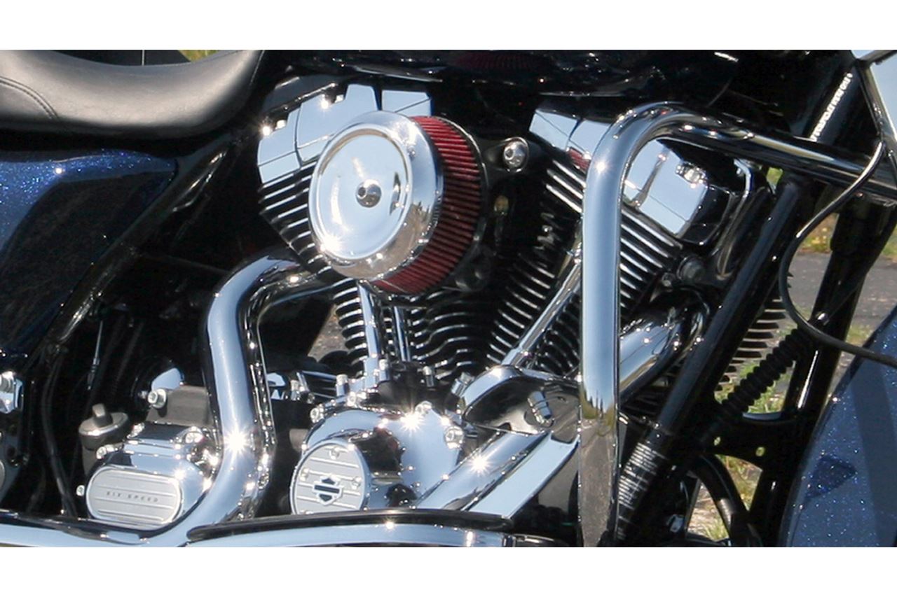Stealth Air Cleaner Dished Bobber Cover Only Chrome