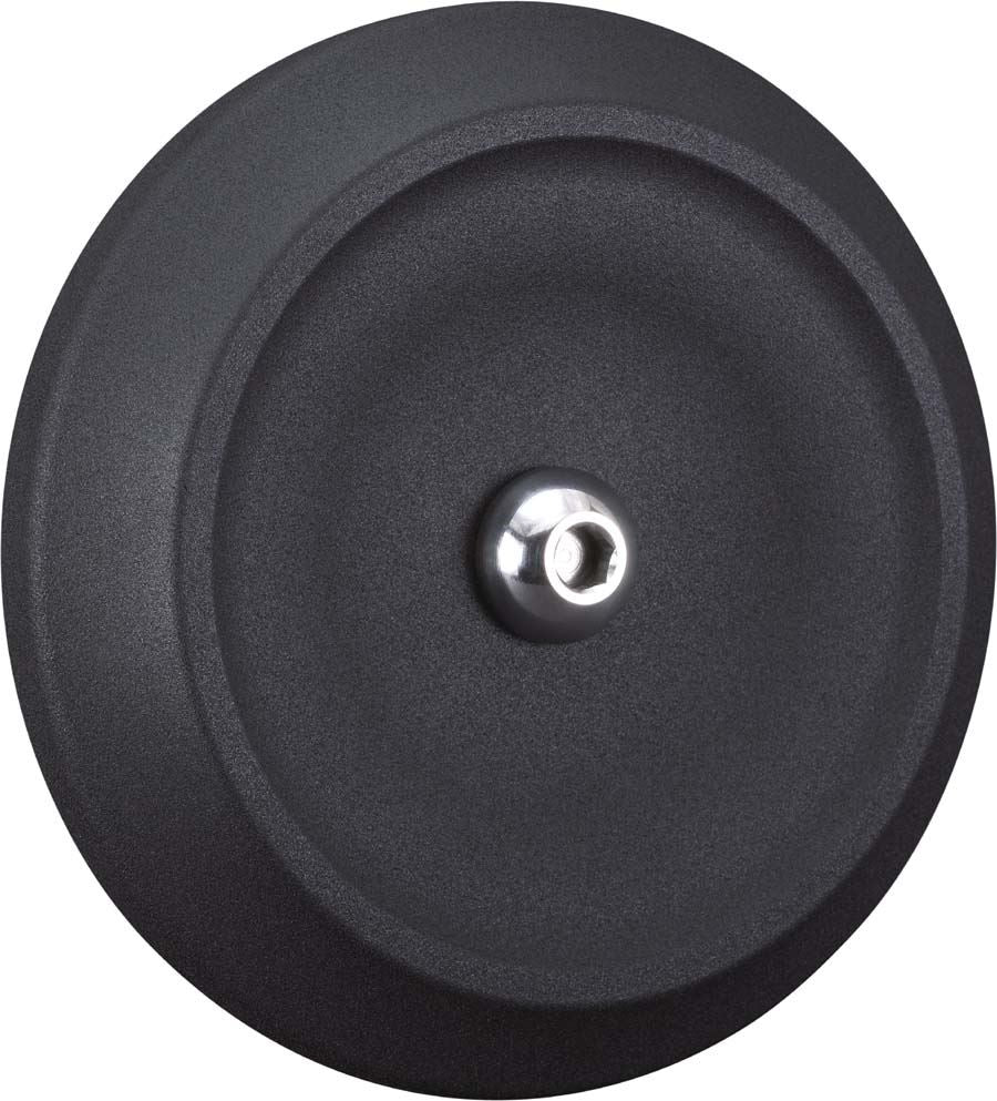 Stealth Air Cleaner Dished Bobber Cover Only Black