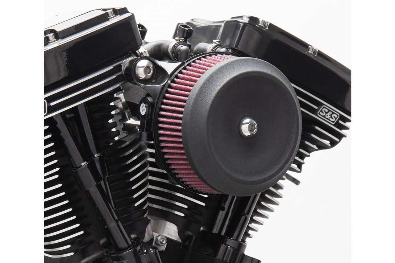Stealth Air Cleaner Dished Bobber Cover Only Black