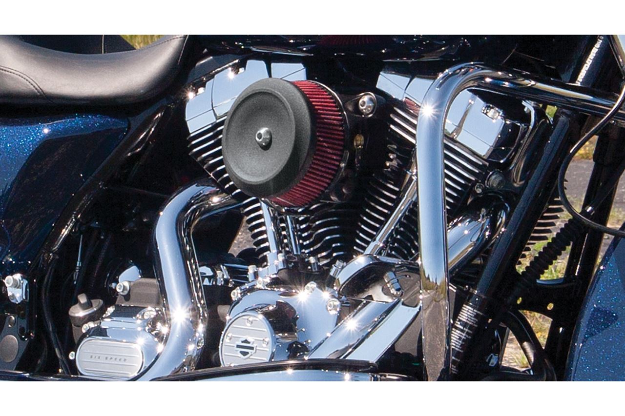 Stealth Air Cleaner Dished Bobber Cover Only Black