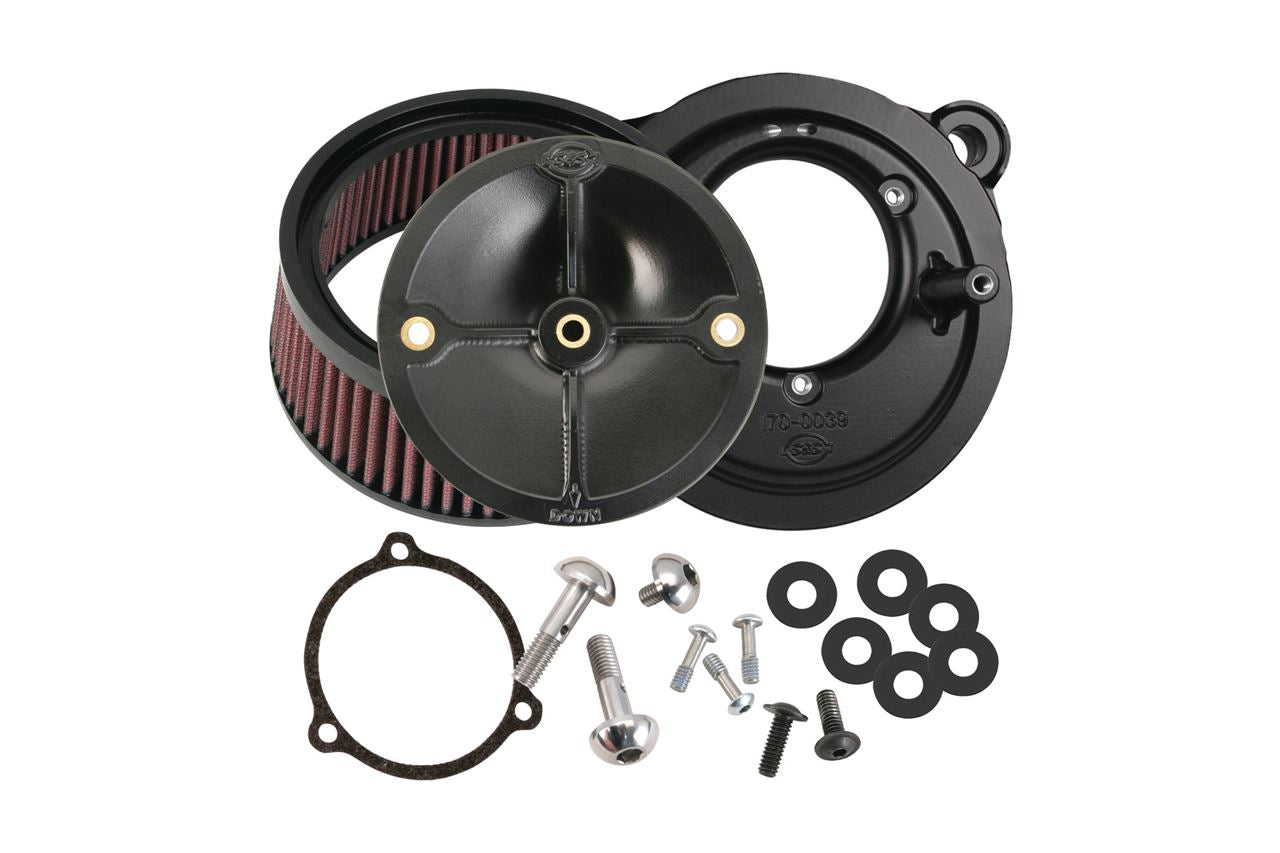 Stealth Air Cleaner Kit, Coverless, for 58mm Throttle Body, Twin Cam Touring
