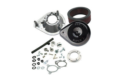 Classic Teardrop Air Cleaner Kit Twin Cam (Electronic Throttle) Gloss Black Softail Touring