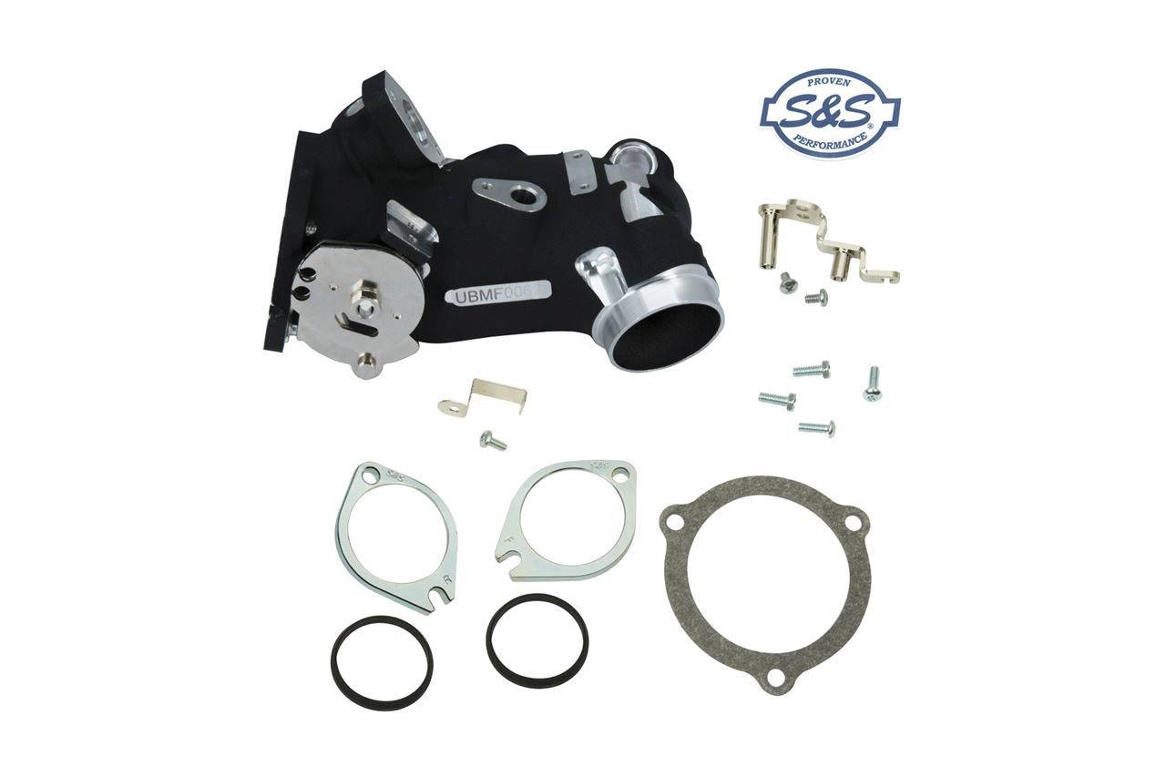 Cable Throttle Body Kit for Big Twin (02-05) Black 58mm Dyna Softail Touring