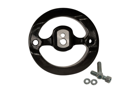 Backplate Adapter for OEM Air Cleaner Cover M8 Black Touring
