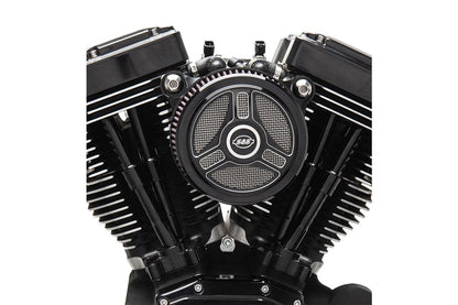 Stealth Air Cleaner Kit Tri-Spoke M8 Black Softail Touring