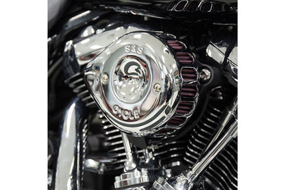 Stealth Air Cleaner Kit Mini Teardrop M8 Chrome Softail Touring