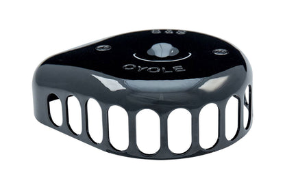 Stealth Air Cleaner Kit Mini Teardrop Twin Cam (Dual Cable) Gloss Black Dyna Softail Touring