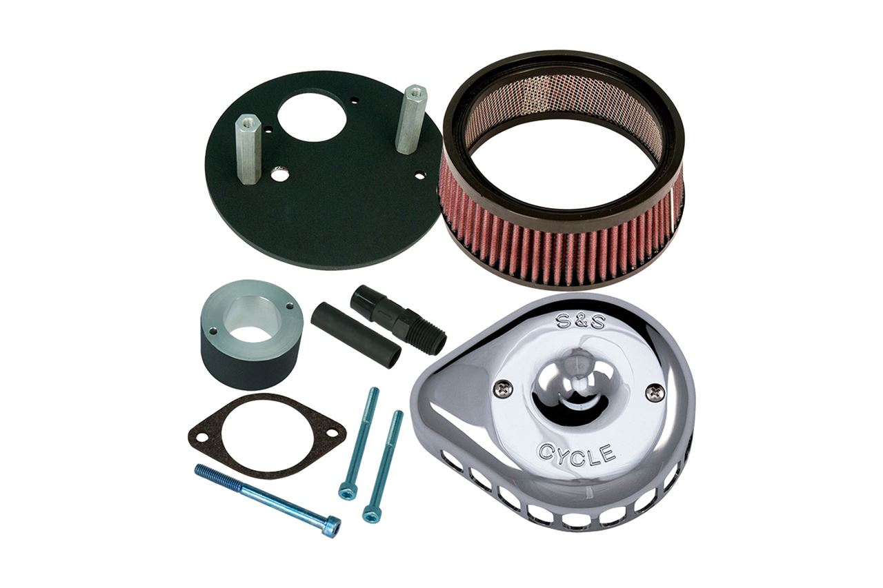 Stealth Air Cleaner Kit, Mini Teardrop, Chrome XG750