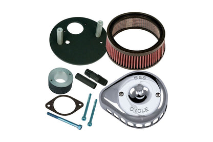 Stealth Air Cleaner Kit, Mini Teardrop, Chrome XG750