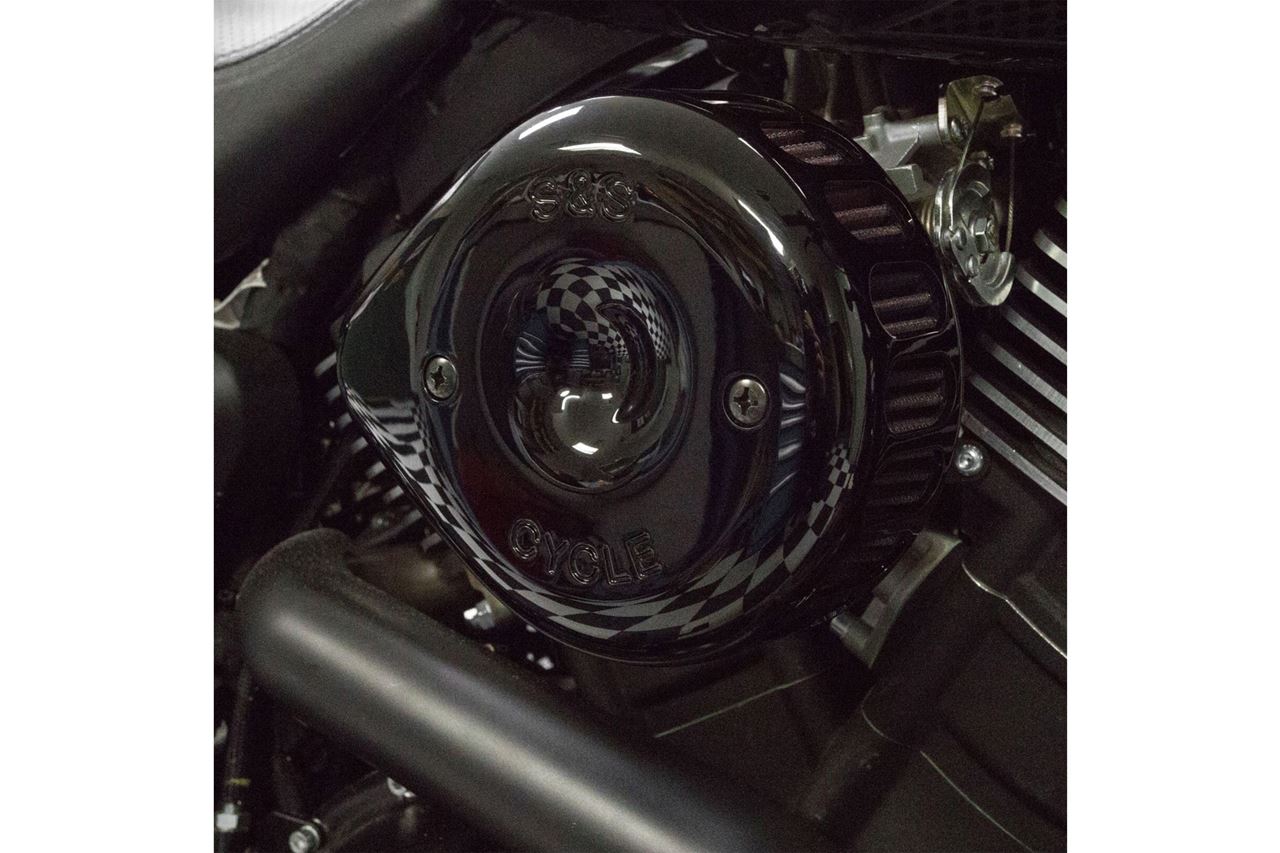 ステルスエアクリーナーキット ミニティアドロップ グロスブラック XG750