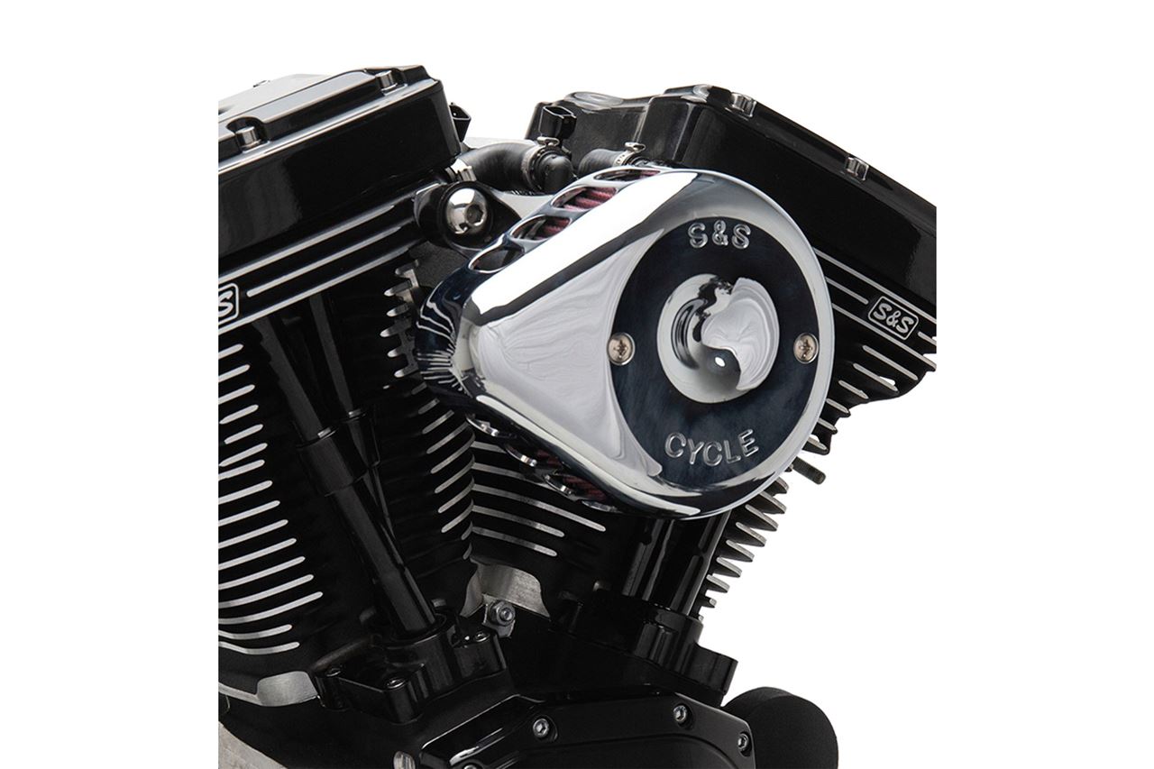 Stealth Air Cleaner Kit Mini Teardrop Chrome Sportster