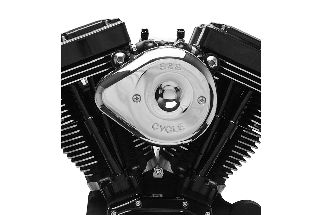 Stealth Air Cleaner Kit Mini Teardrop Chrome Sportster