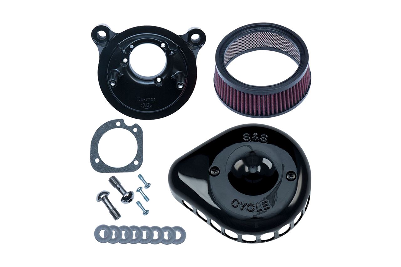 ステルスエアクリーナーキット ミニティアドロップ グロスブラック スポーツスター