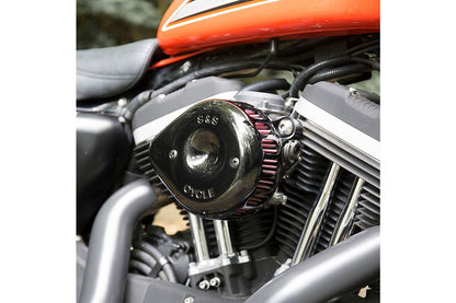 ステルスエアクリーナーキット ミニティアドロップ グロスブラック スポーツスター