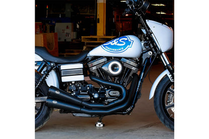 Stealth Air Cleaner Kit Carbon Teardrop Twin Cam (2-Cable Pull) Black Dyna Softail Touring