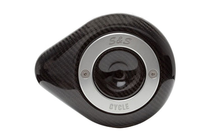 Stealth Air Cleaner Carbon Teardrop Cover Only, Black
