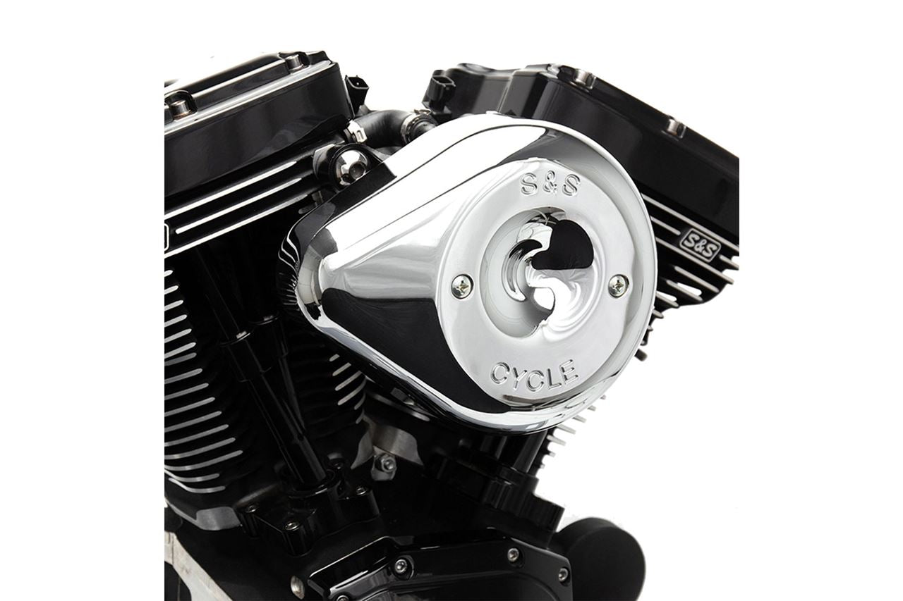 ステルスエアクリーナーキット ティアドロップ ツインカム(電スロ) クローム ソフテイル ツーリング