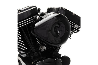 Stealth Air Cleaner Kit, Teardrop, Gloss Black, Sportster